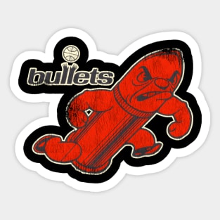 Washington Bullets 'Bullet ' Sticker